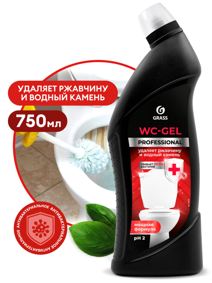 Чистящее средство для сан.узлов WC-gel Professional