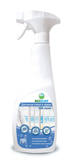 BIOSOAP. Для мытья стекол и зеркал