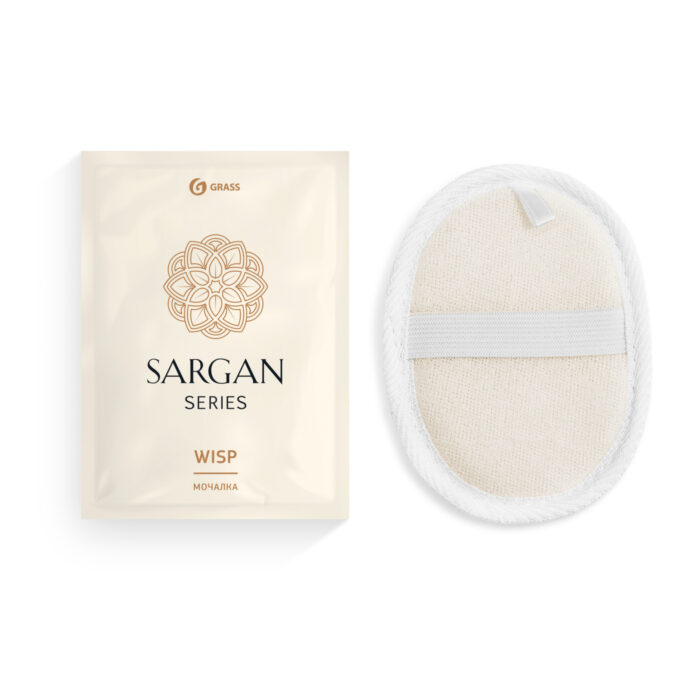 Мочалка натуральная «Sargan» (флоу-пак)